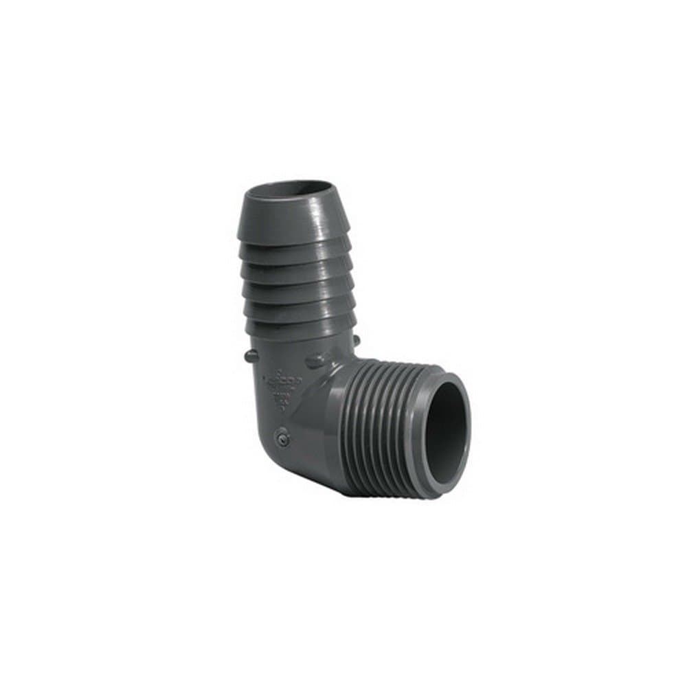 Lasco 1413-005 1.27 cm Insert 90 Deg Combination Elbow