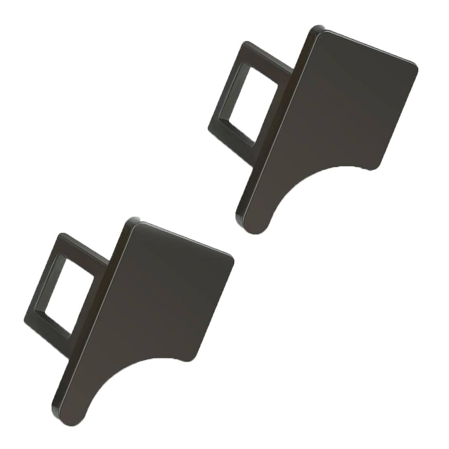 2 Pack Car Seat Belt Clips Alarm Stopper, Hidden Seat Belt Buckle Alarm Stopper, Suitable For Car Metal Seat Belt Silencers Of Most (Black)