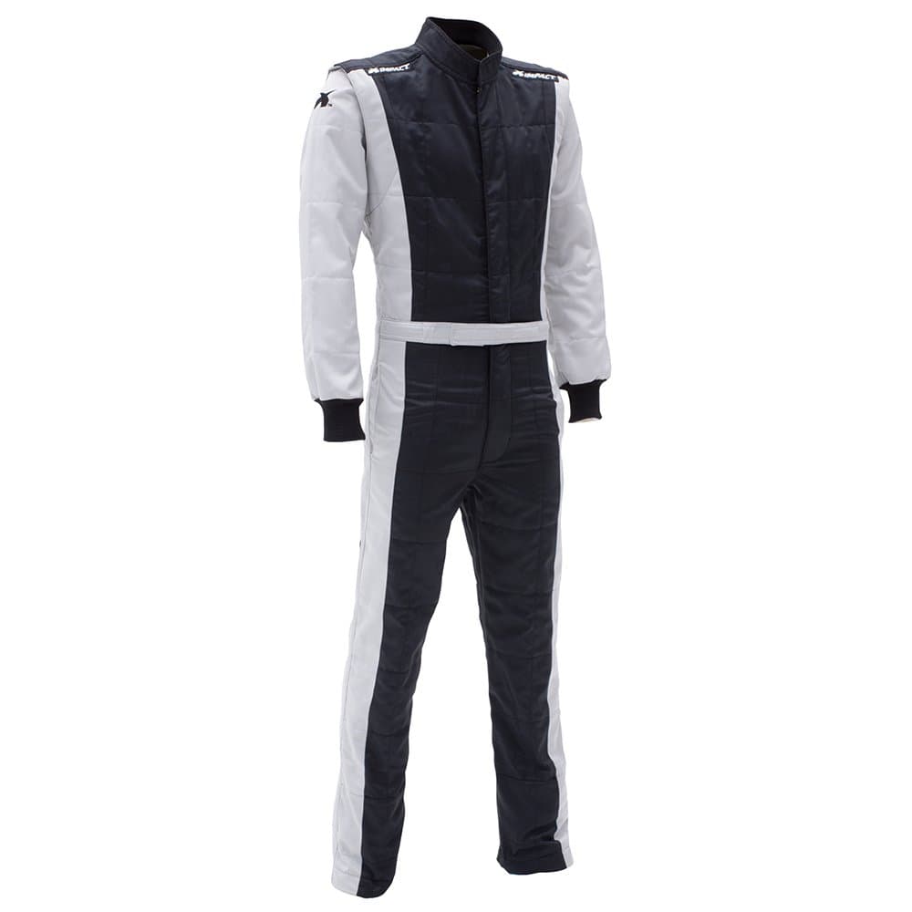 Impact Racing 24215413 Racer Suit SFI 3.2A/5 Rated Grey & Black