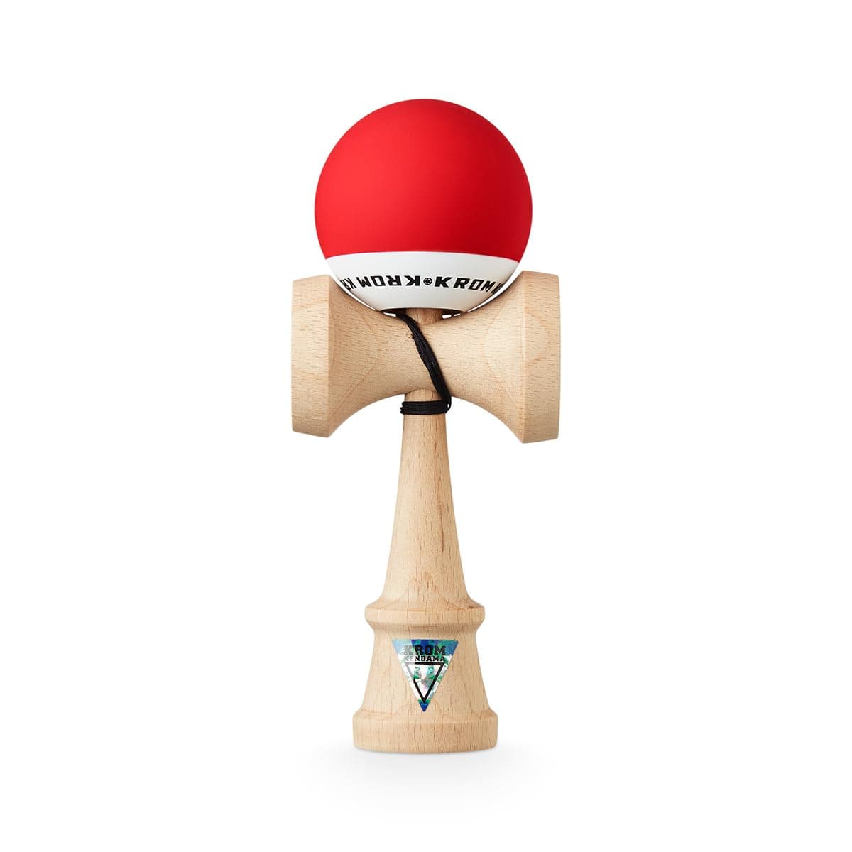 KROM Kendama Pop Red - Bilboquet - Increased cognitive abilities - Improves balance, reflexes and creativity - Designed by a Professional for Beginners and Experts