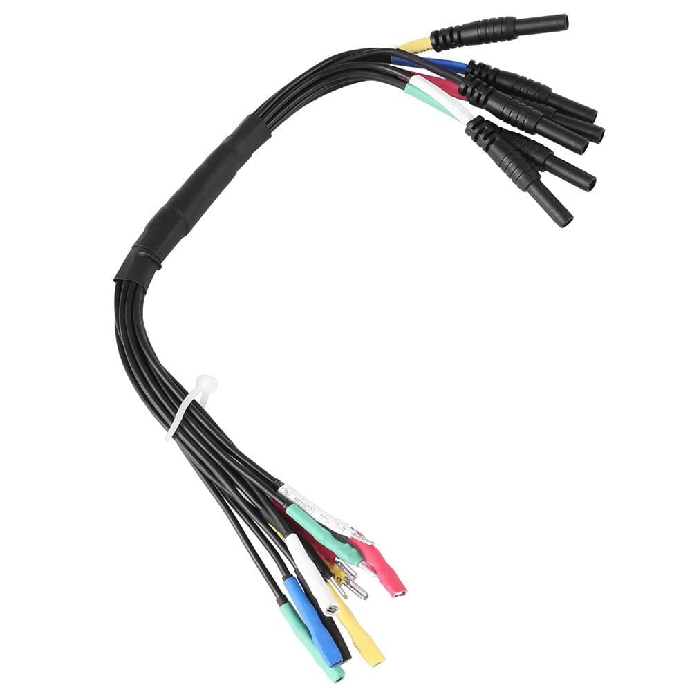 HT306 Breakout Leads - Universal Test Lead Set for Auto Diagnostic Oscilliscope, 6 Channel (2.8mm black)