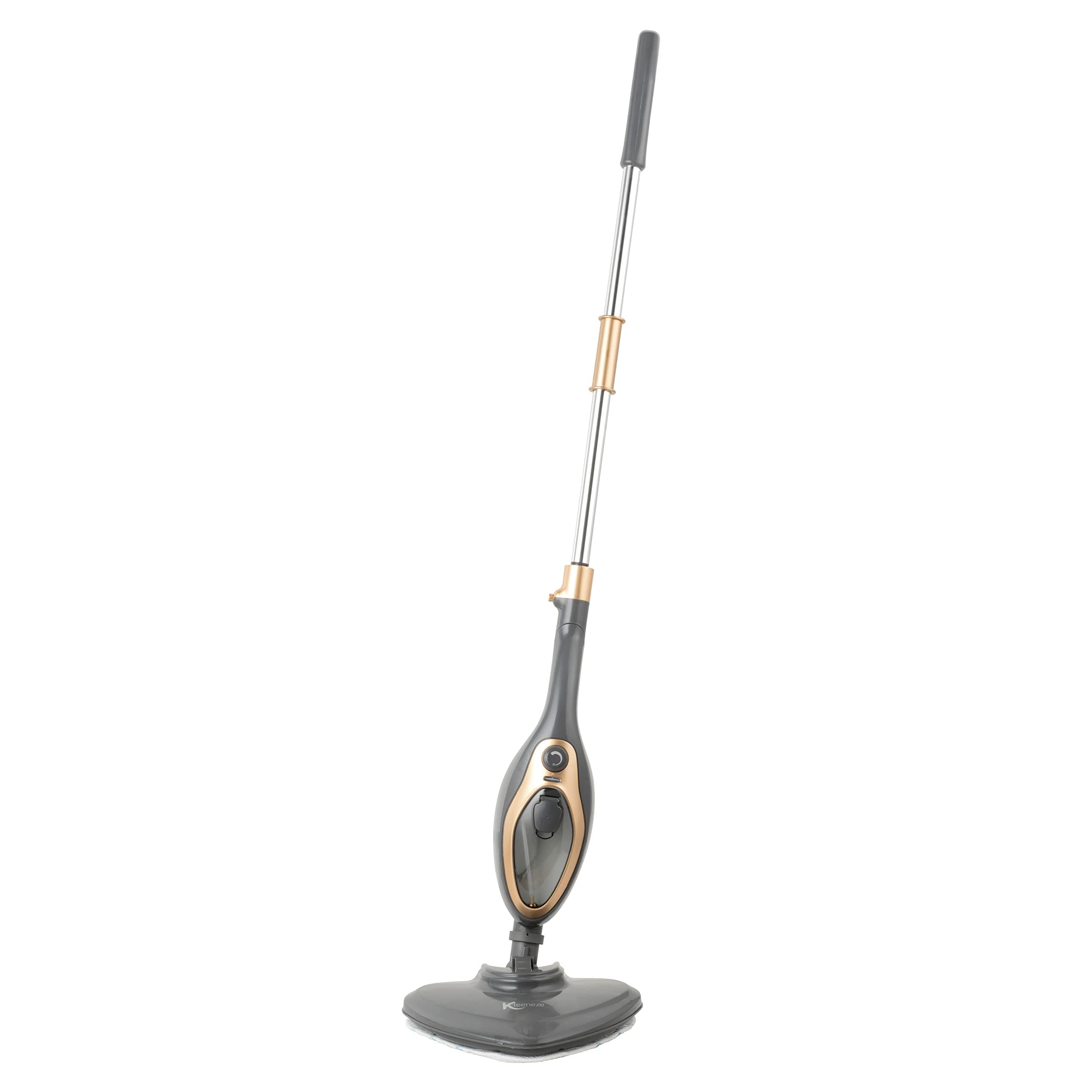 Kleeneze KL0598C 14-in-1 Steam Cleaner, Multipurpose, Bathroom/Kitchen, Cleans Tiles, Grouting, Mirrors/Windows, 180° Swivel Head, Variable Steam Control, 5 M Cord, 350 ml Water Tank, 1500 W, Copper