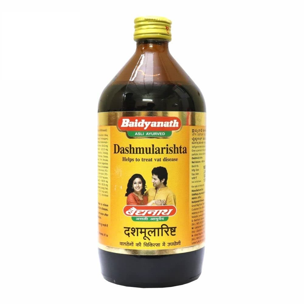 - Baidyanath Dashmularishta 450 ml | Traditional Ayurvedic Tonic for Men and Women