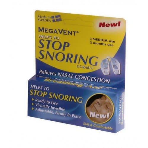 Megavent Stop Snoring (Medium Size) - 3 sets