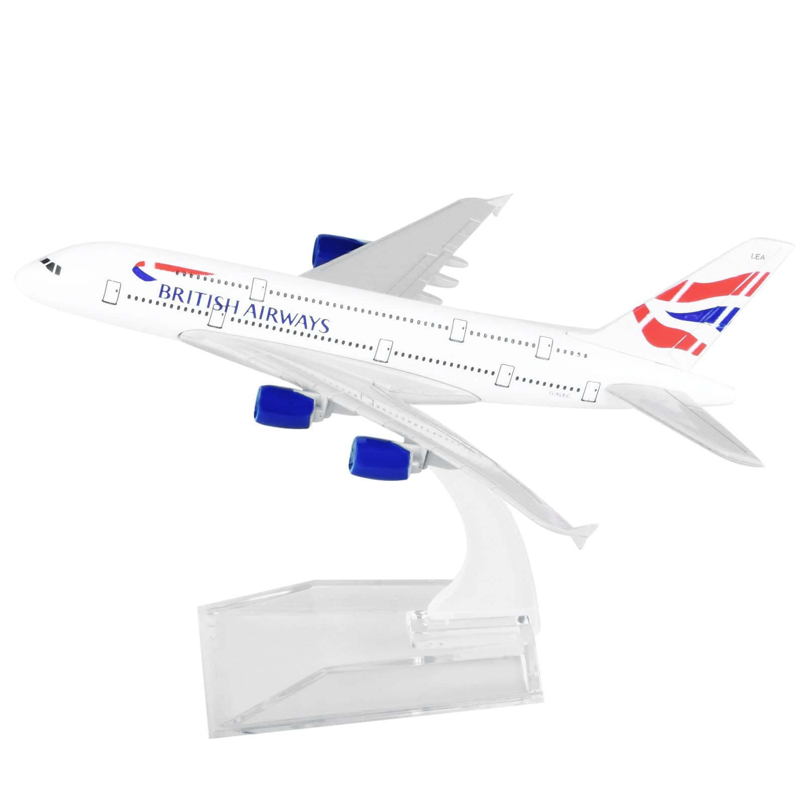ARCADORA 1/400 Scale British Airways A380 Airplane Model Alloy Model Diecast Plane Model for Collection (YCKC200200000)