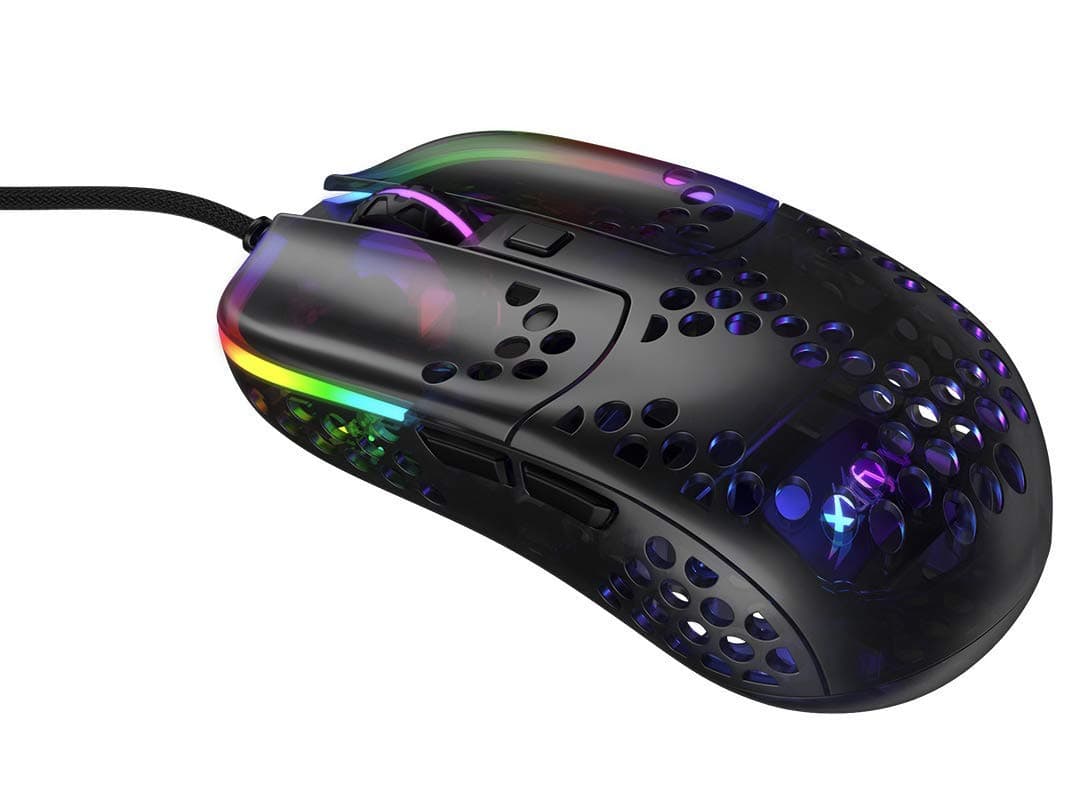 Xtrfy MZ1 Wired USB Gaming Mouse Ultra-Light with Customizable RGB & Adjustable Symmetrical Shape
