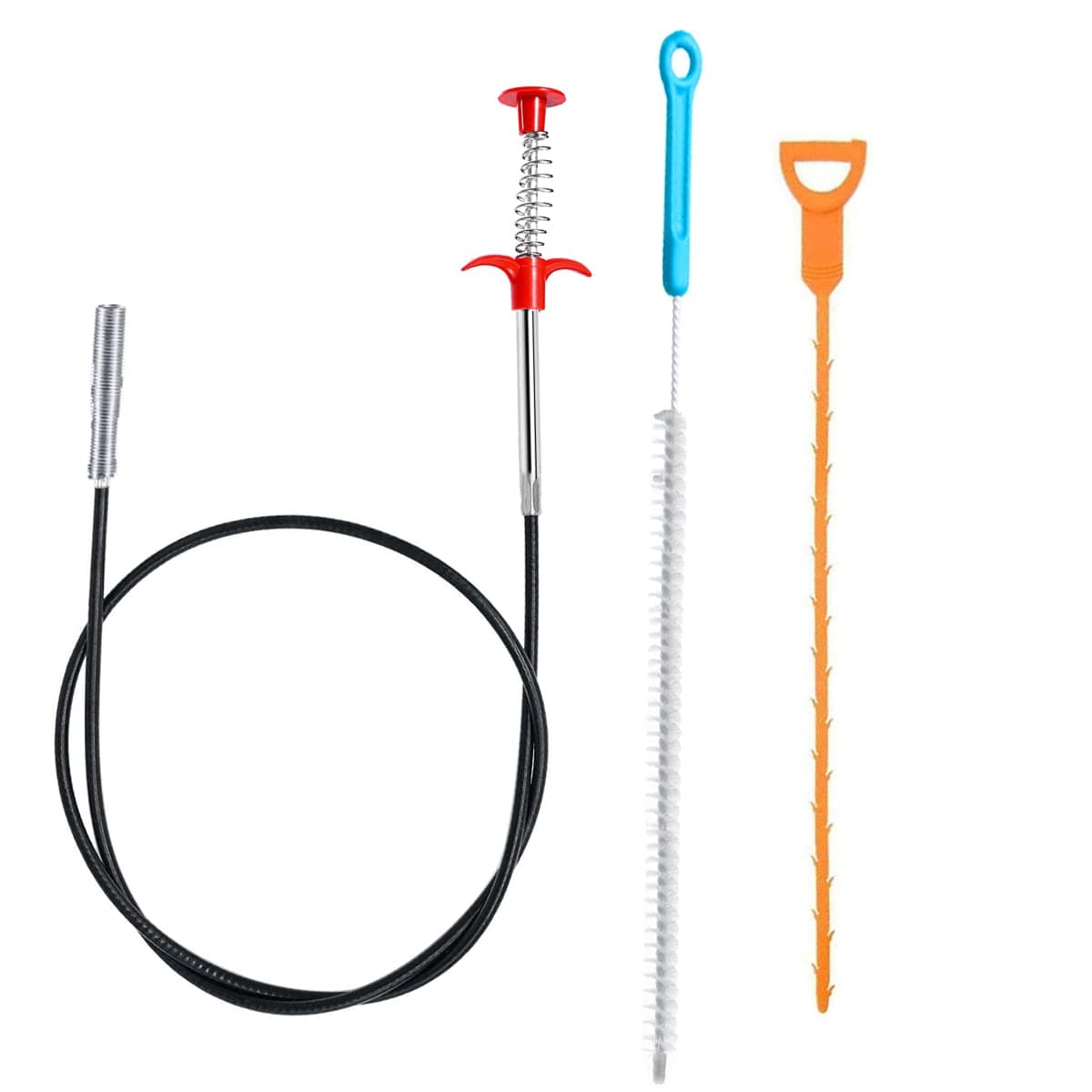 DKBT Drain Unblocker Tools 160mm Sink Toilet Unblocker Spring