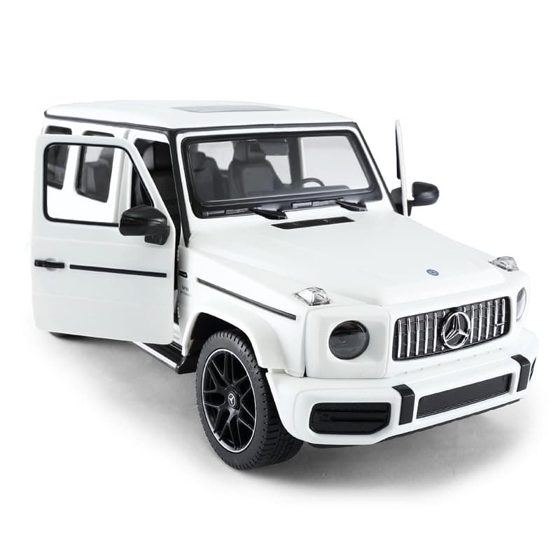 RASTAR Off-Road Remote Control Car 1:14 Mercedes AMG G63 R/C Off-Road Toy Car Door Opening/Working Light - White/2.4Ghz