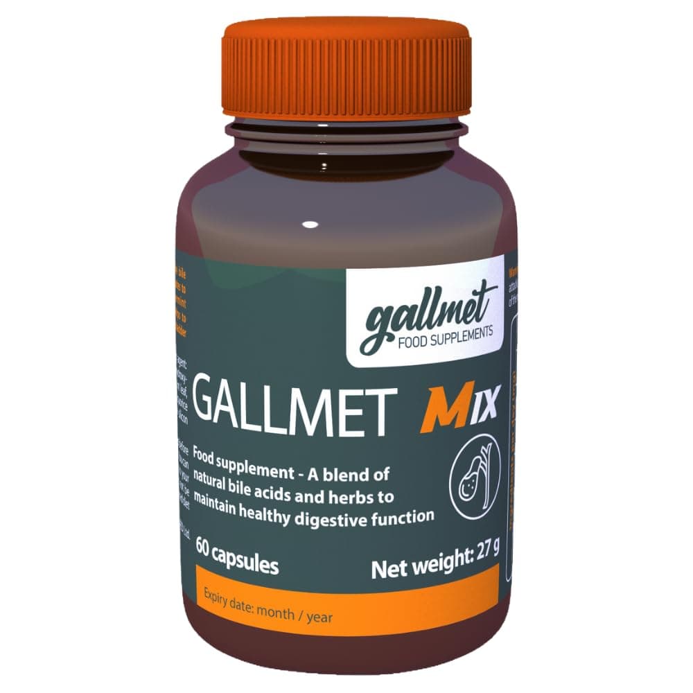Mix 60 Ox Bile 100mg Bile Salt Naturally Support After Gallstones Gallbladder Digestive Problems Fat Digestion - Ox Bile Capsules (60 Capsules, Bile Acid + Herbs)