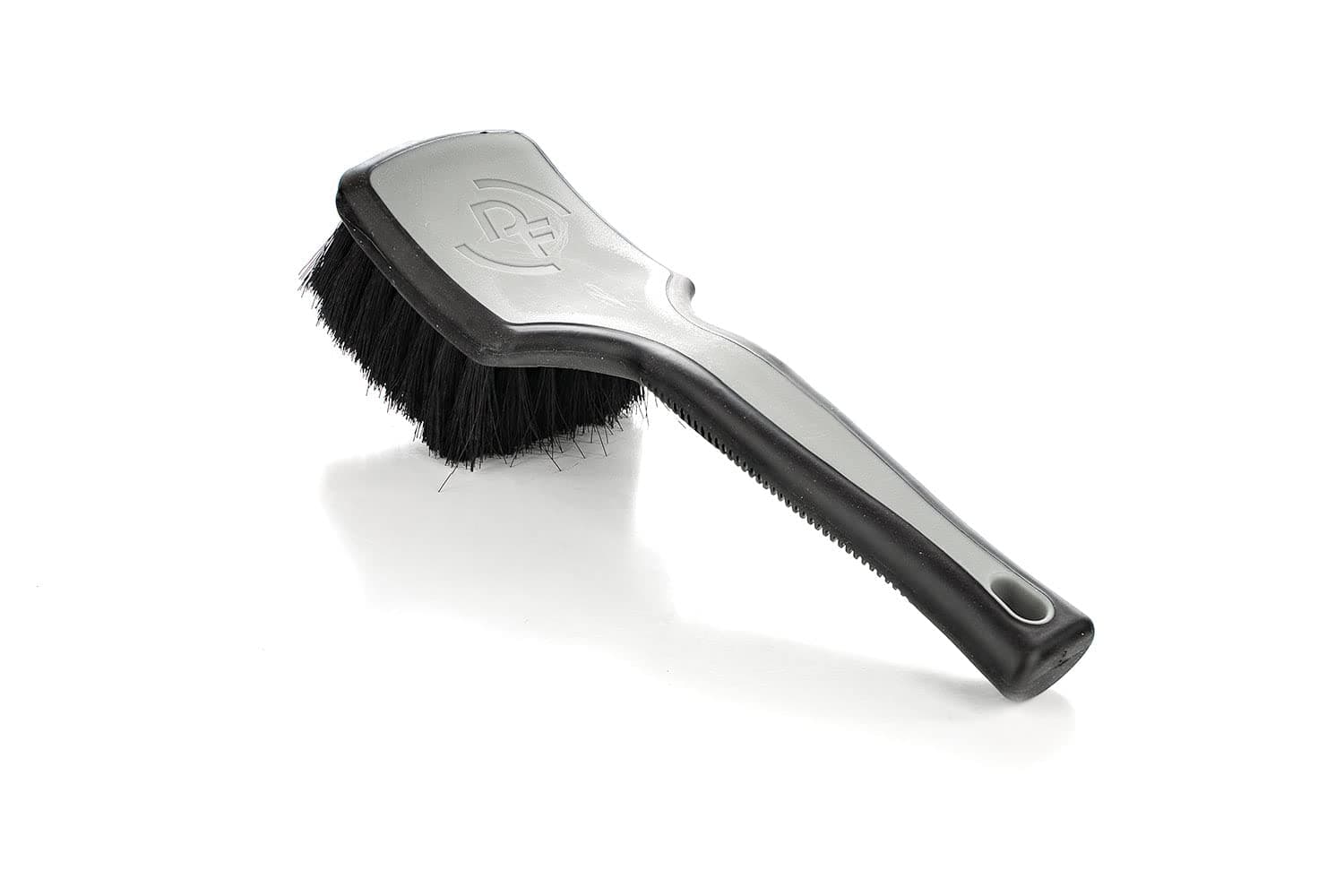 ProGrip Interior Scrub Brush - Soft Bristles - Rubber Grip for Maximum Stability and Comfort - Curved Head Profile for Better Clearance - Grey