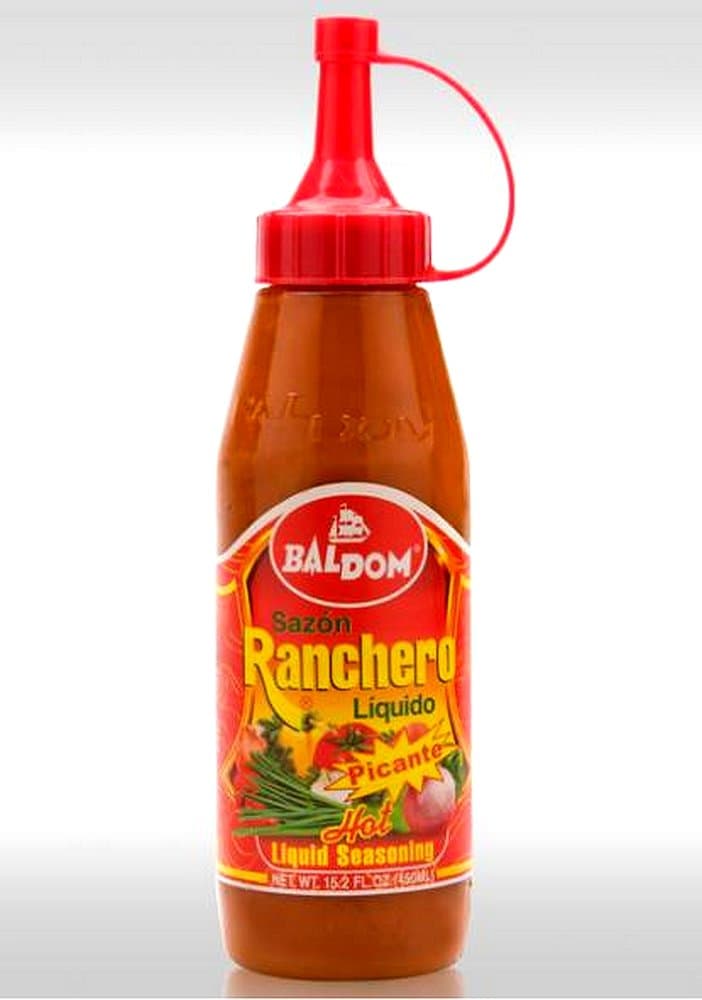 Dominican Liquid Hot Sauce Spicy Seasoning Ranchero Sazon Liquido Picante 29 Oz