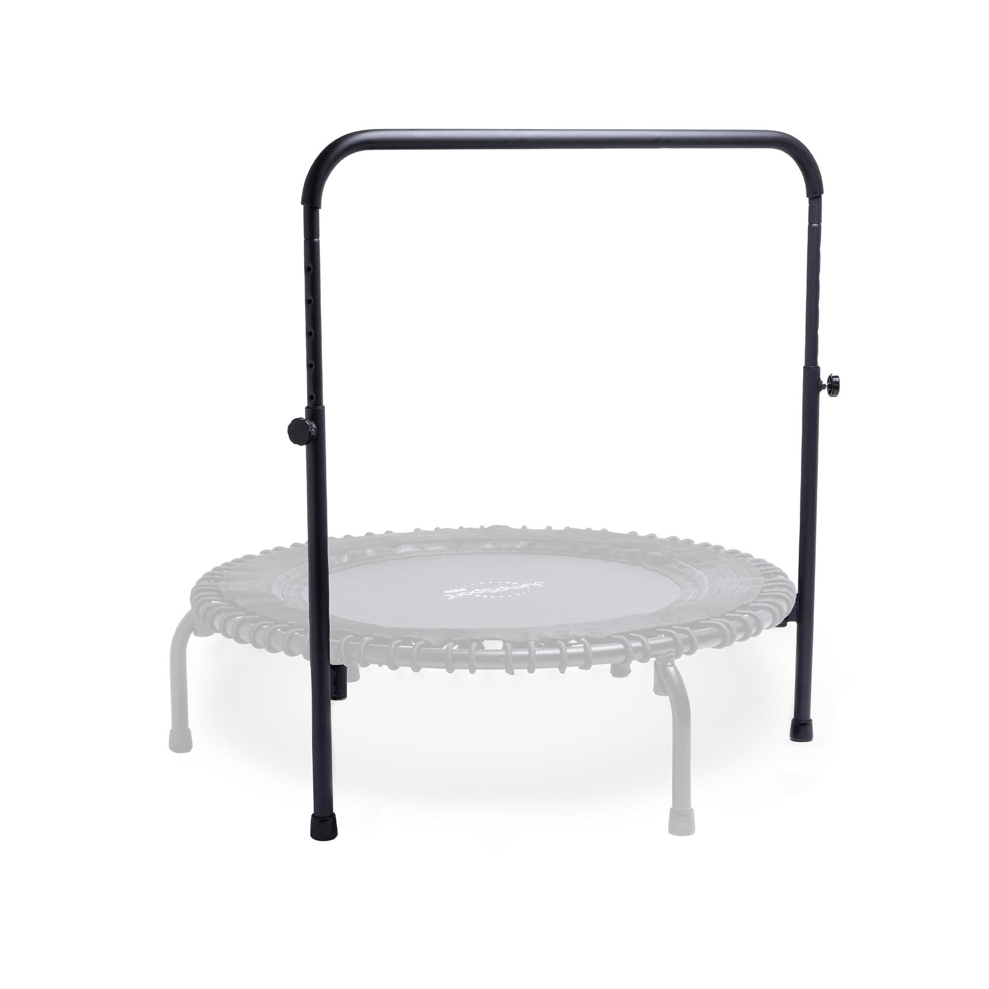 Handle Bar Accessory for Arched Leg Fitness Trampolines | Black | Adjustable Height Settings | Trampoline Not Included