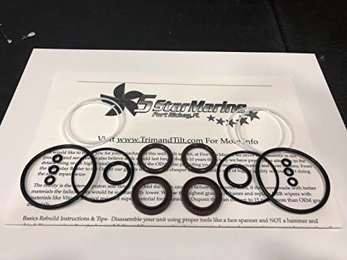 FiveStar Marine Volvo Penta Trim Cylinder Ram Rebuild KIT SX DPS -M 3857471 3857470 FSM007