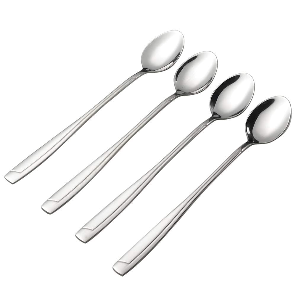 Cand Stainless Steel Ice Tea Spoons, Long Handle Ice Cream Spoon(Set of 16)