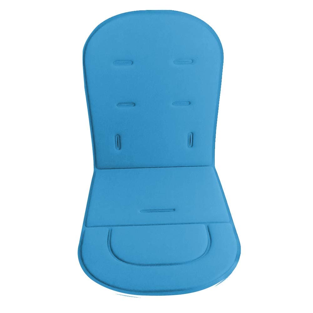 Baby Stroller Cushion Liner Mat Pushchair Pad Car Seat Mat Universal Cover Protector Breathable Soft (Blue)
