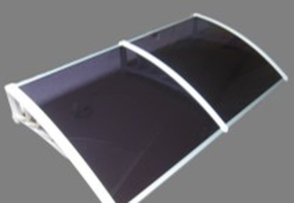 dawngsol6 Door-Window Awning Solid Panel, Gray