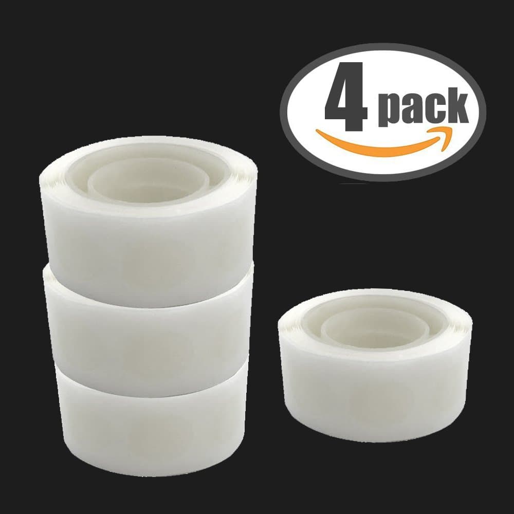 YEENO 400 PCS Balloons Glue, Double Sided Dots of Glue, Craft Adhesive Point Tape,Non-liquid Glue, Double sided Adhesive Tape,Dots of Glue Stickers Adhesive Tape,double side removable glue