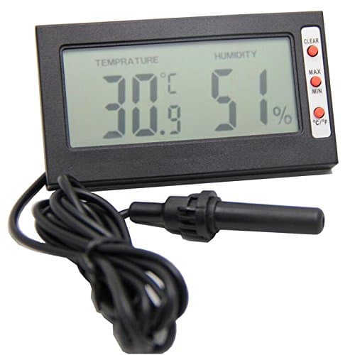 Hankcares Digital LCD Temperature Humidity Meter Humidity Sensor Thermometer &Hygrometer