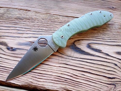 Custome scales for Spyderco Delica 4, Model - Enco, ICE G10 (sale only handle)