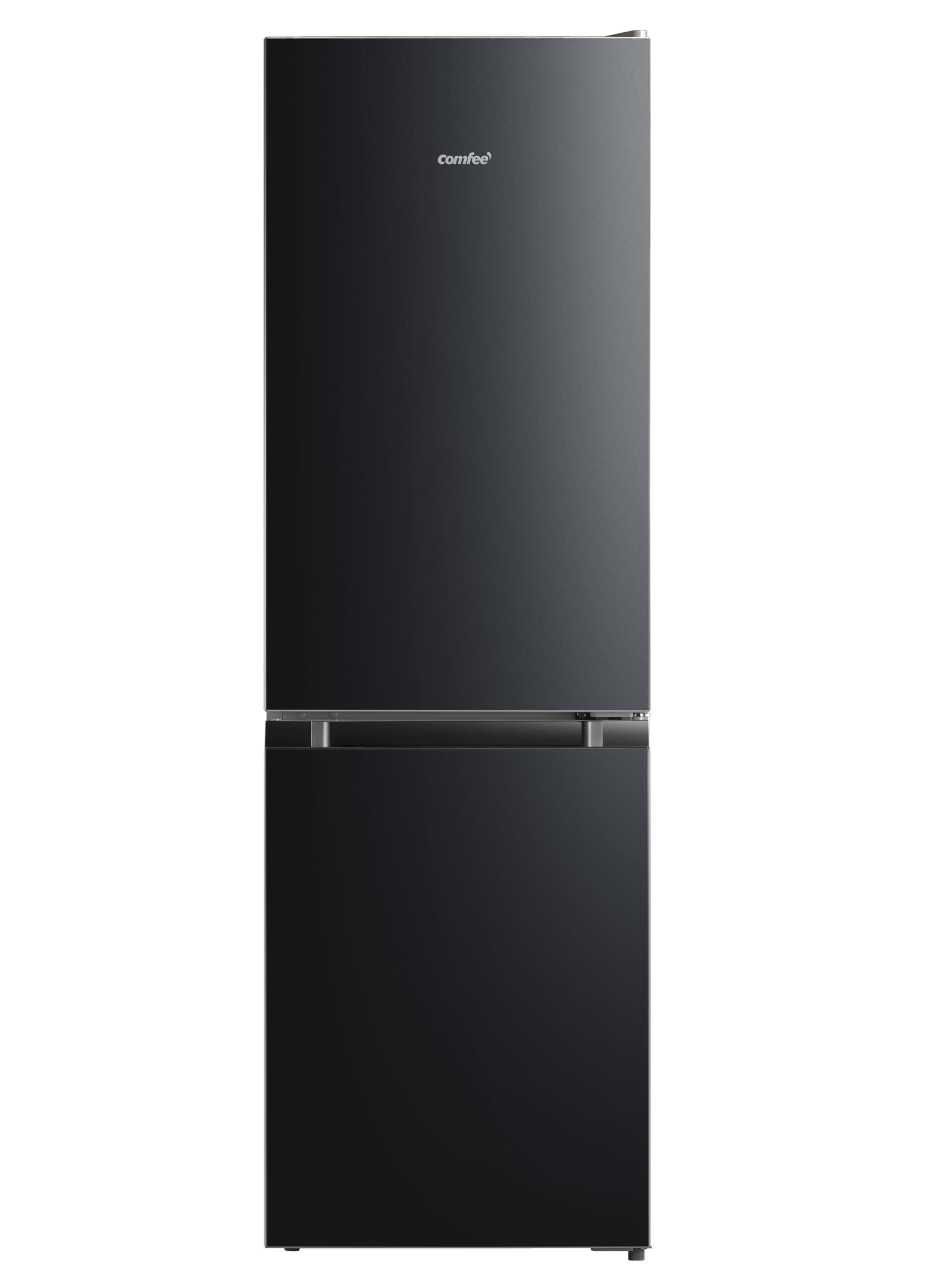 COMFEE' RCB169BL2UK(E) 174 Litre Freestanding Fridge Freezer, Low Frost, Adjustable thermostat, Energy Saving LED lights, Reversible Door Hinge, Low Noise- Black