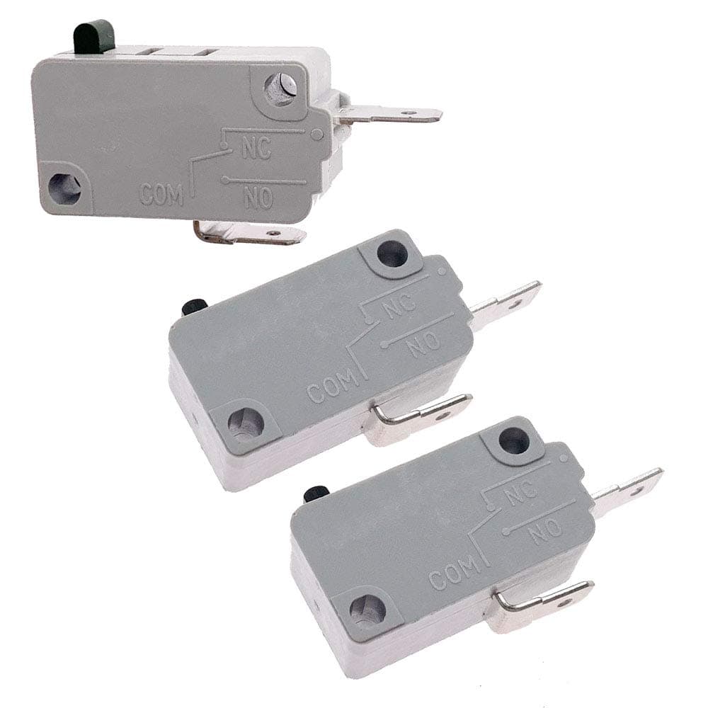 KW3A Microwave Oven Door Switch 16A 125/250V Door Interloc (2 Normally Open and 1 Normally Closes)