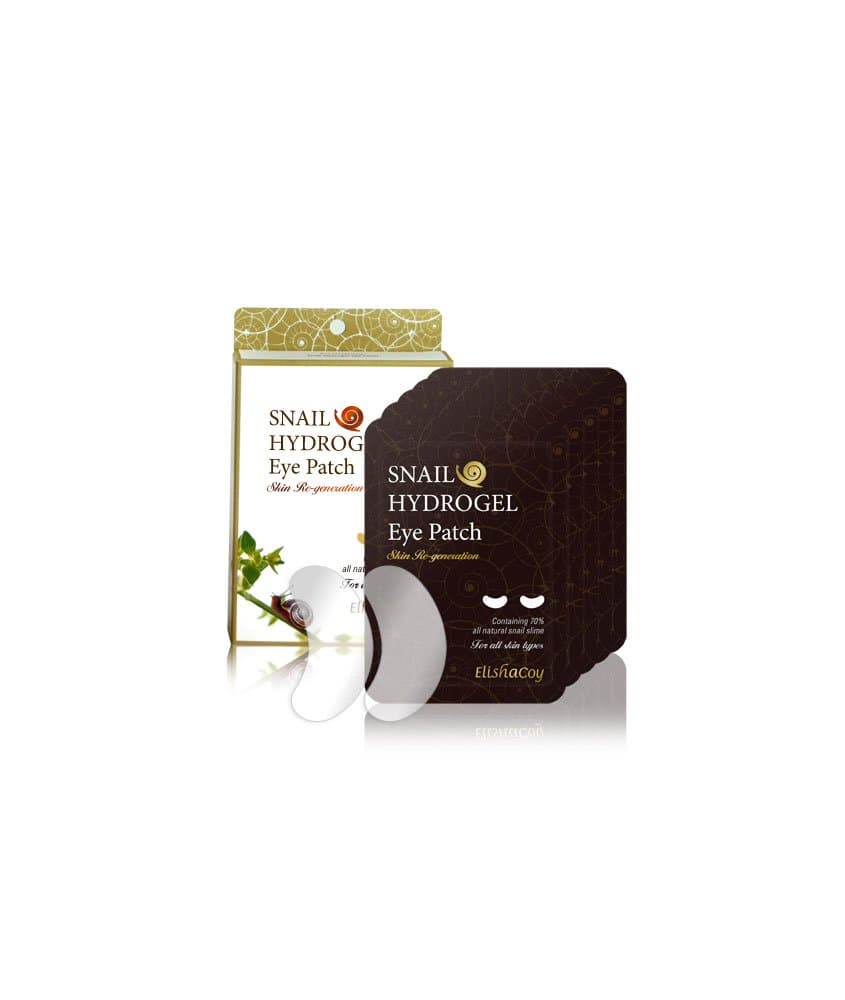 Elisacoy Snail Hydrogel Eye Patch Weight:3.50 ml. (Set 5 Sachets :Net)