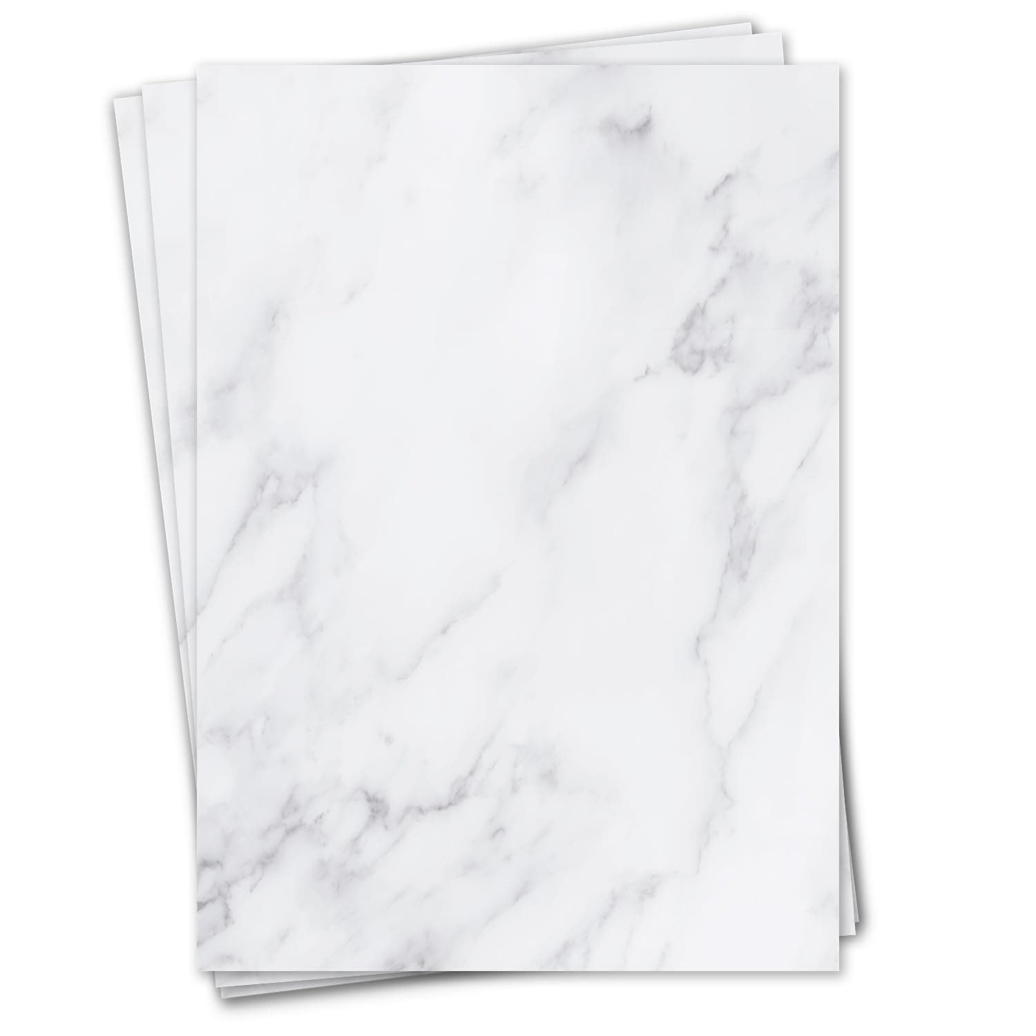 younikat Letter Paper A4 Marble I 50 Sheets 90 g/m² I Vintage Marbled I Birthday Invitation Wedding Certificate Menu I Stationery Printer Paper I dv_433