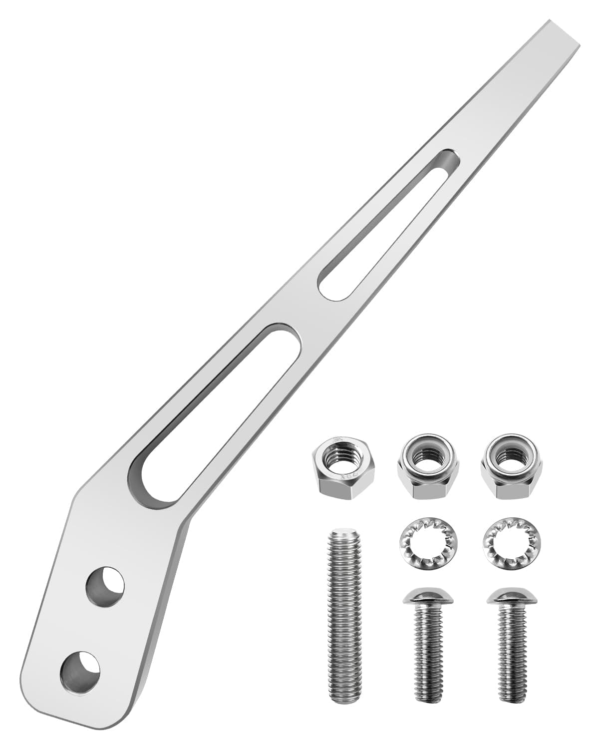 10 Inch Bent Shifter Handle Lever Fits for Tremec T56 T5 T45 Hurst Mustang,Sturdy Aluminum Shifter Handle Lever