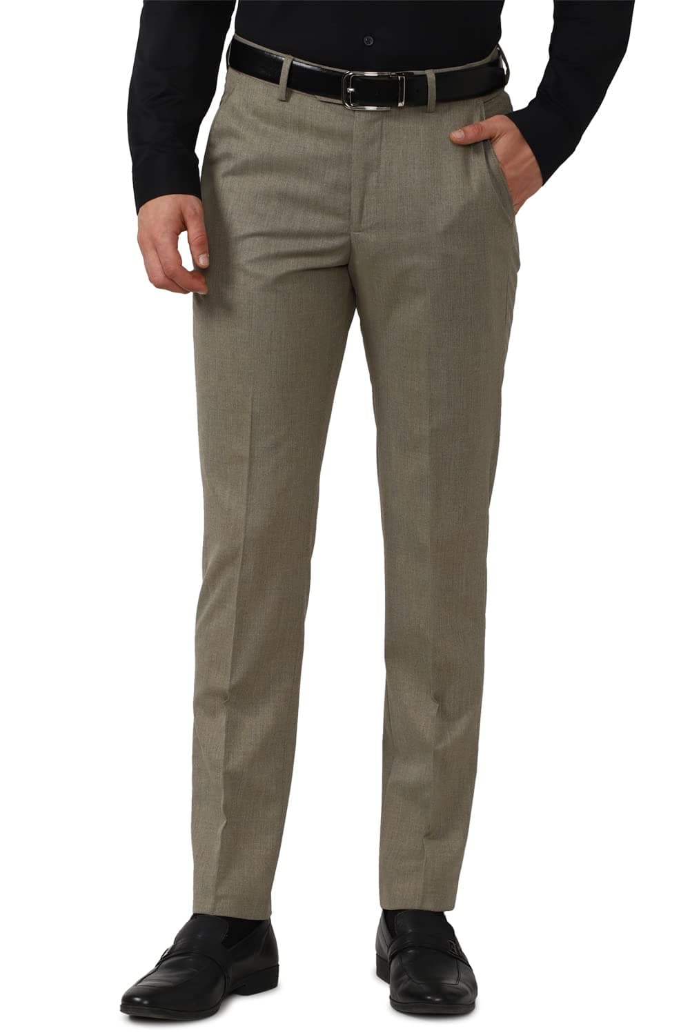 Peter EnglandMen's Mid Rise Slim Fit Work Utility Pants