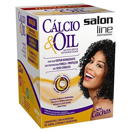 Linha Transformacao (Guanidina) Salon Line - Kit Calcio & Oil (1 Creme Relaxante 215 Gr, 1 Oleo Super Hidratante 30 Ml, 1 Liquido Ativador 50 Ml e 1 Shampoo Indicador de Cor 54 Ml)