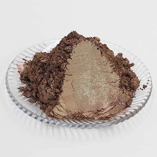 CRUSEA Healthy Natural Mica Powder Non-Toxic. Soap Colorant, Makeup, Eye-Shadow, Soap Powder (Yellow 1.75oz)