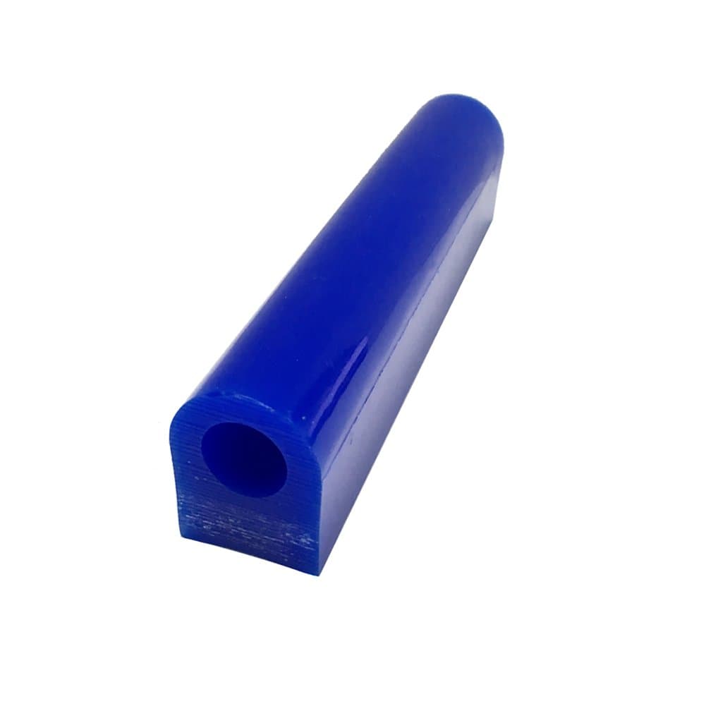 NIUPIKA Carving Wax Tube Wax Ring Tube for Making Rings Mold Hard Wax Blank Large Flat Side Tube Blue Color (T-250)