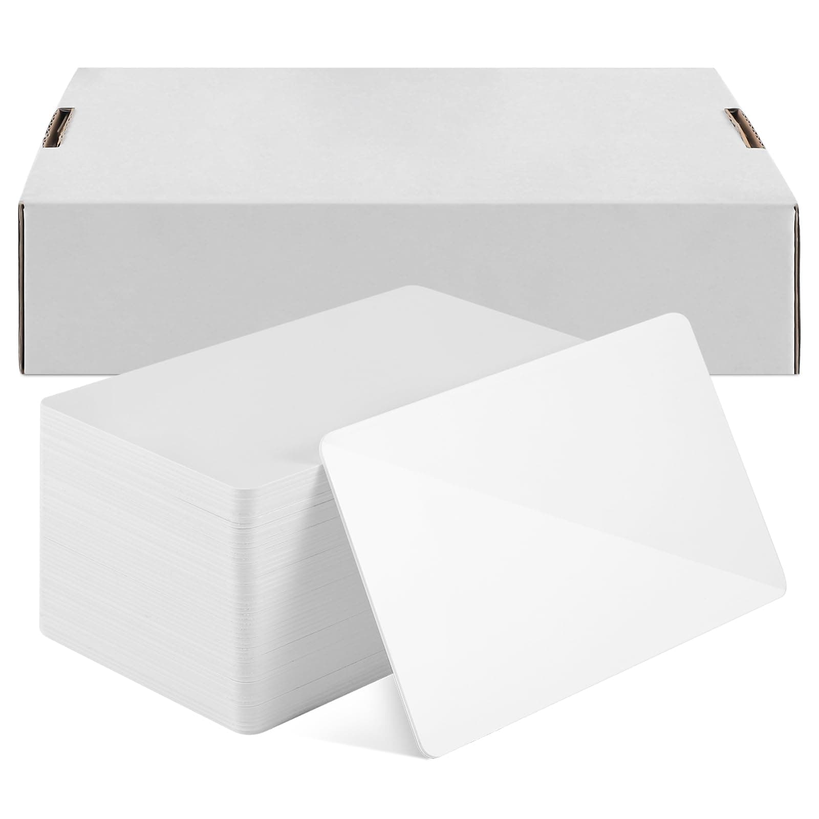 100 Pcs NFC Cards NFC Stickers Chip White Blank NFC Cards Rewritable NFC Tags 504 Bytes Memory Compatible with Android and NFC Enabled Mobile Phones Devices