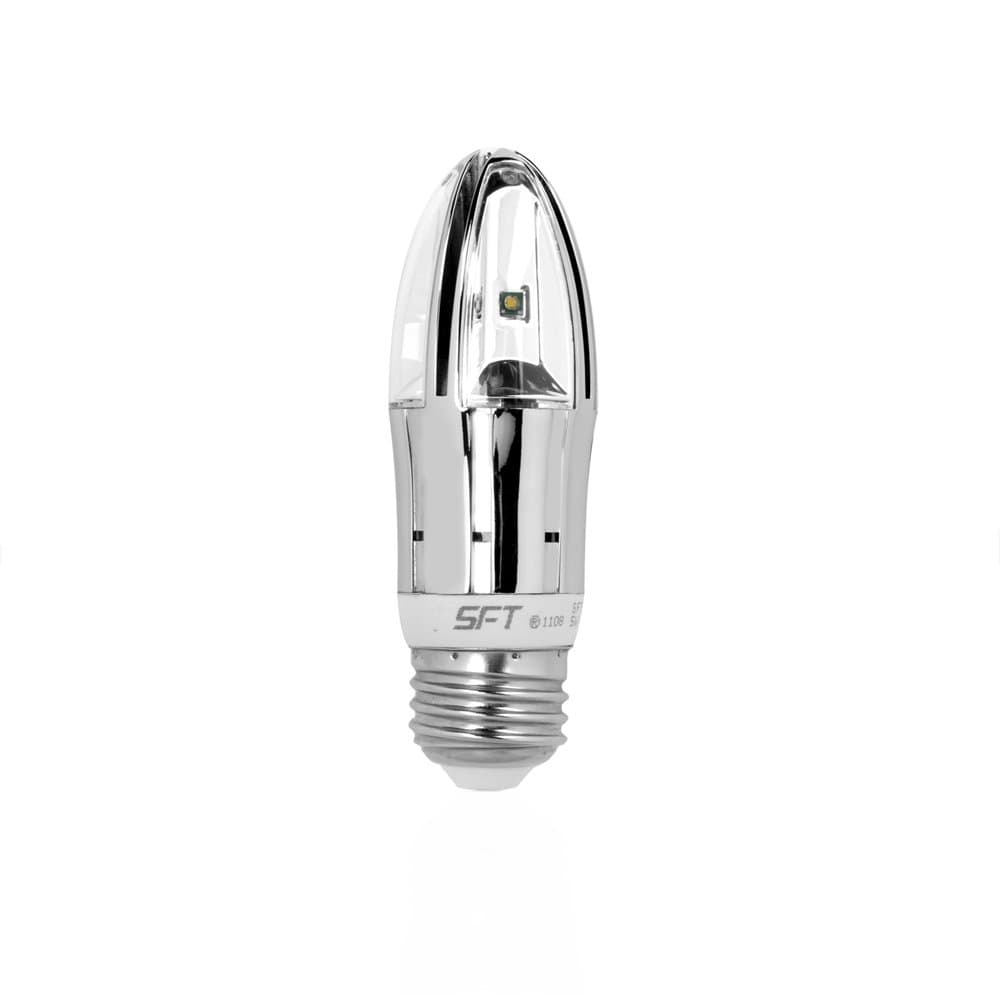 SFT Dimming Magnolia-B35-5 Watt Clear LED Chandelier Bulb-E26-Warm White (2700K)-270 Lumens Candelabra