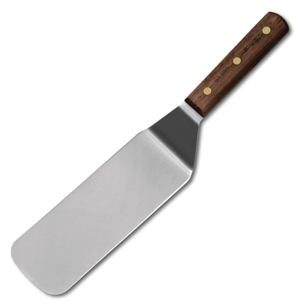 Dexter-Russell Burger Turner, Stainless Steel with Walnut Handle, Made in the USA, 8-by-3