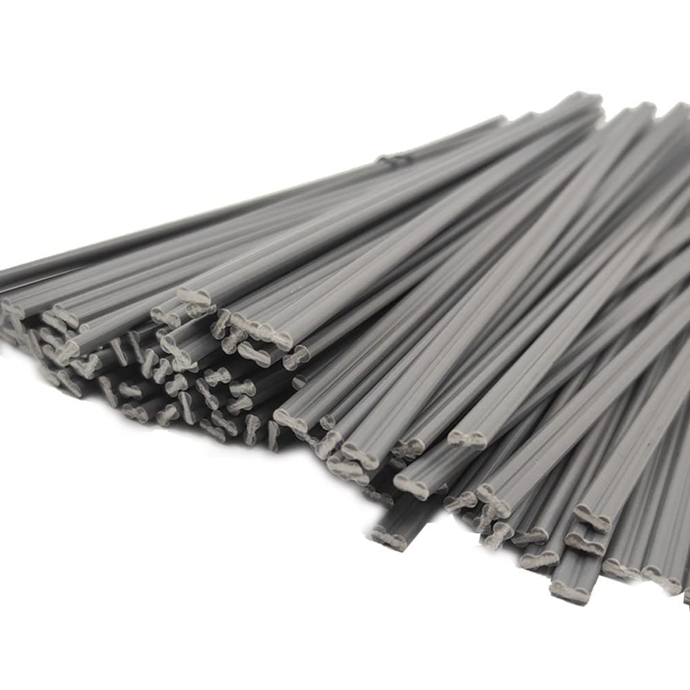 9.8 Inch Grey PVC (Polyvinyl chloride) Plastic Welding Rods for PVC plastic water tank,pvc pipe,PVC plastic doors and windows
