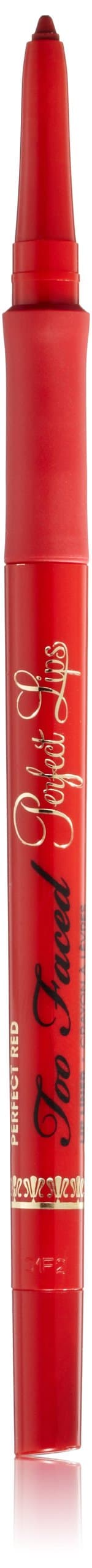 Too Faced Perfect Lips, Perfect Red, 0.02 Ounce