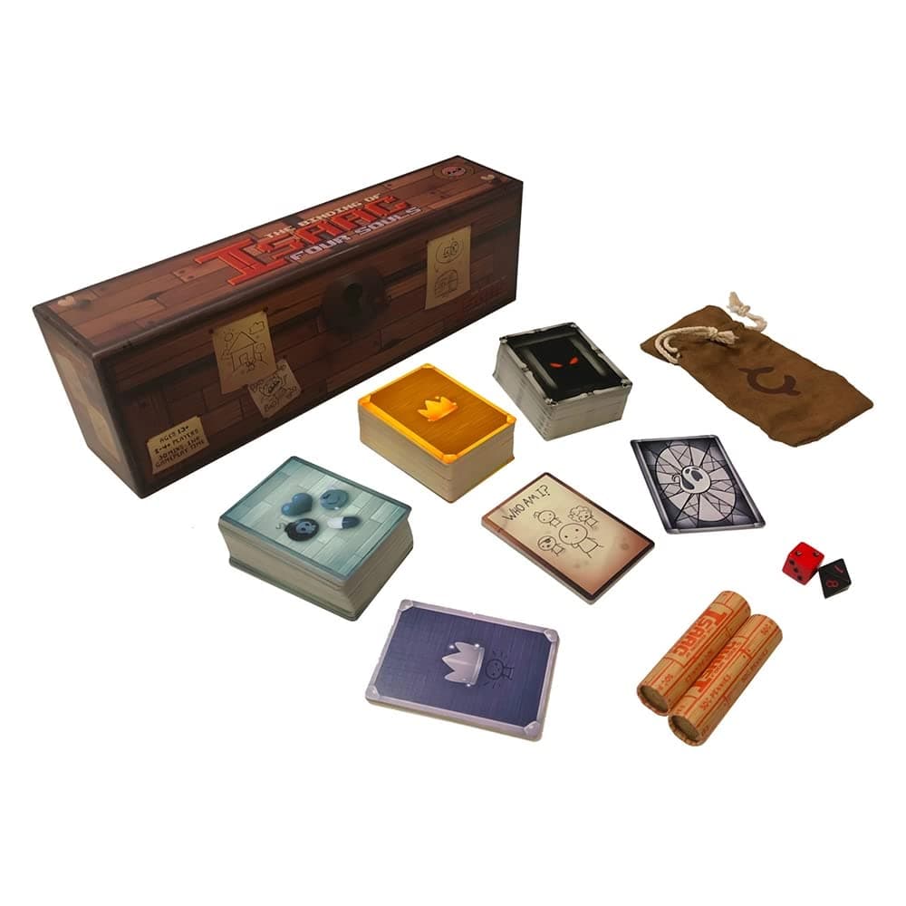 Studio71 The Binding of Isaac: Four Souls - RPG Fantasy Board Game for Families and Kids for Fun Easy Role-Playing Multiplayer Card Battle Gameplay with Monsters & Dice Edmund McMillen