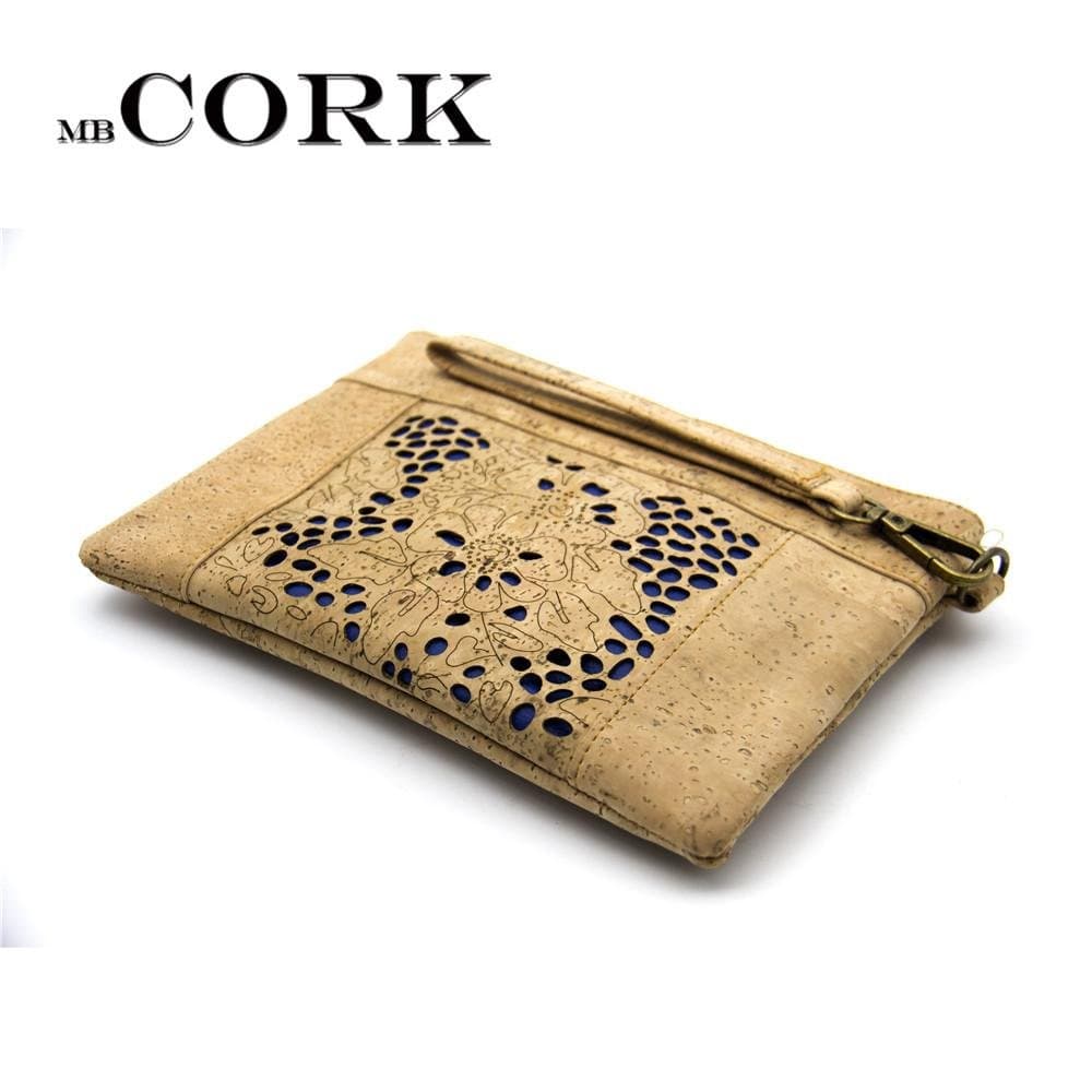 3 Units Small+Mid+Big Natural Cork Purse Wallet 3Size 3 Set Coin Purse, Cork-Leather, Handmade Vegan Wallet Purse Bag-201-B - (Ecorcho)