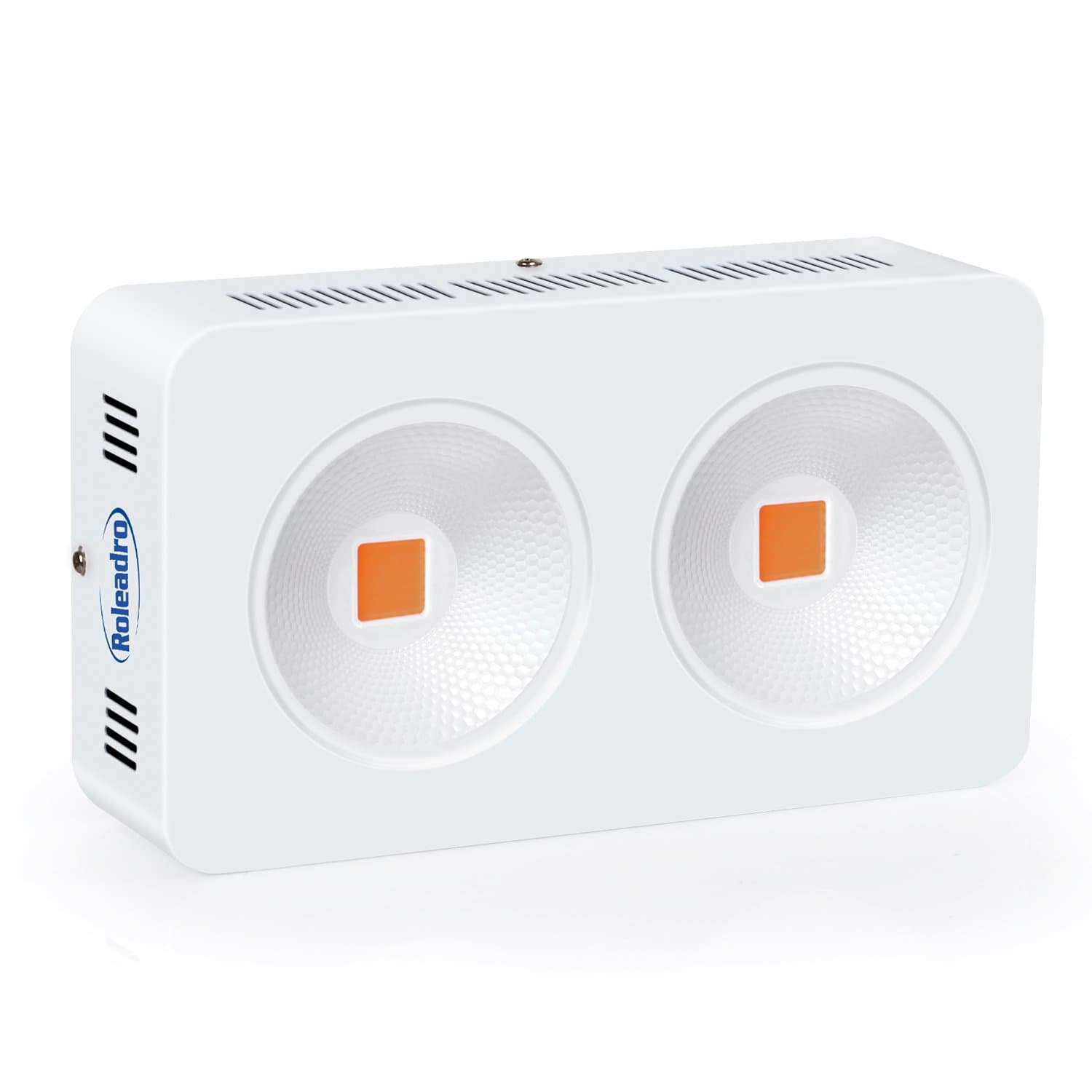 Roleadro HYG08-2X400W-W 800W COB Full Spectrum Grow LED Lamp with ON/Off Switch and Daisy Chain Function, 2nd Generation Plant Light for Flowering and Veg