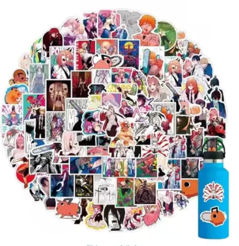 102pcs Catoon Stickers Vinyl Waterproof Gear Decals forLaptop,Phones,Hard Hat,Skateboard,Scrapbooking,Gifts for Kids/Adults