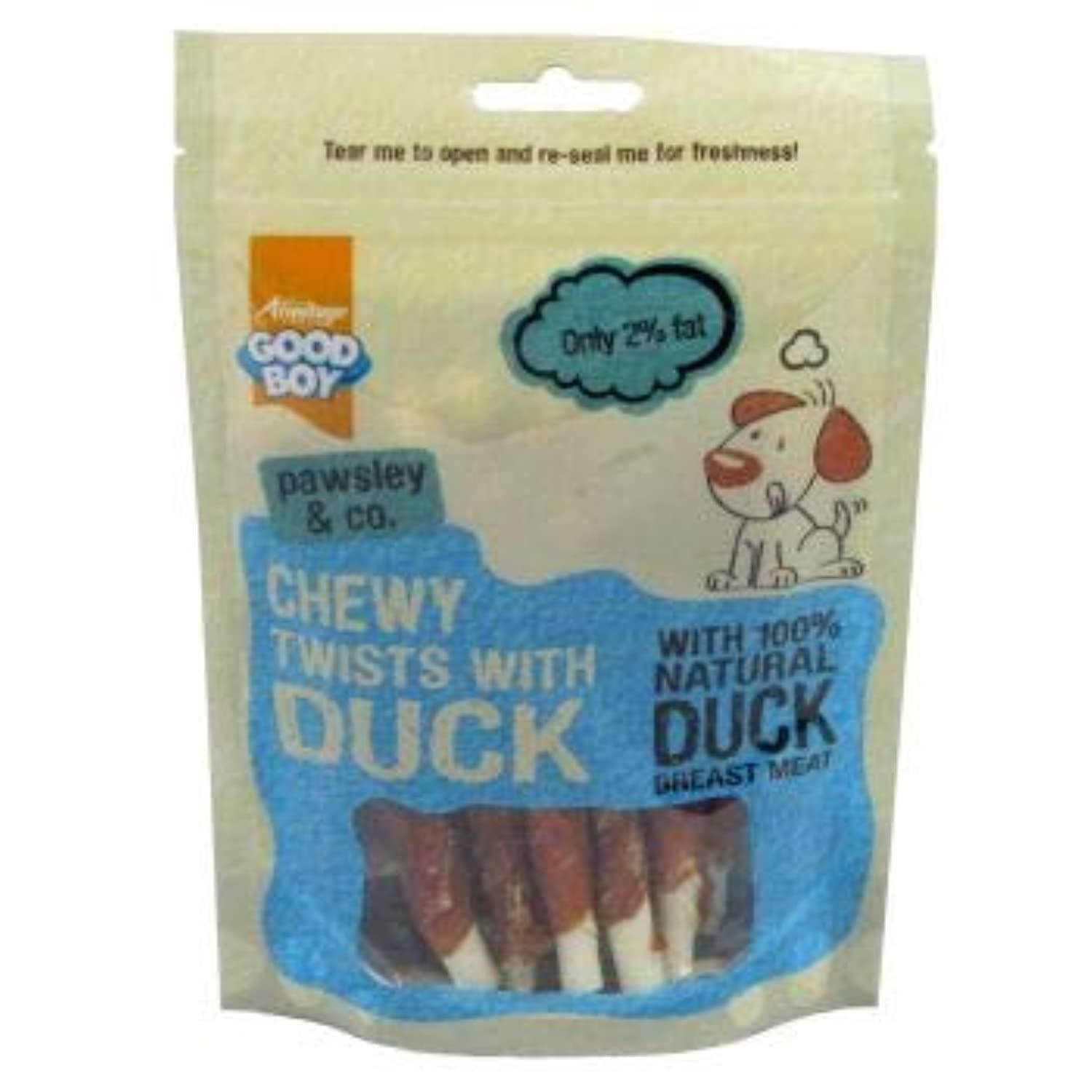 GoodBoy Armitage Good Boy Chewy Duck Twists 90gm Dog Treat