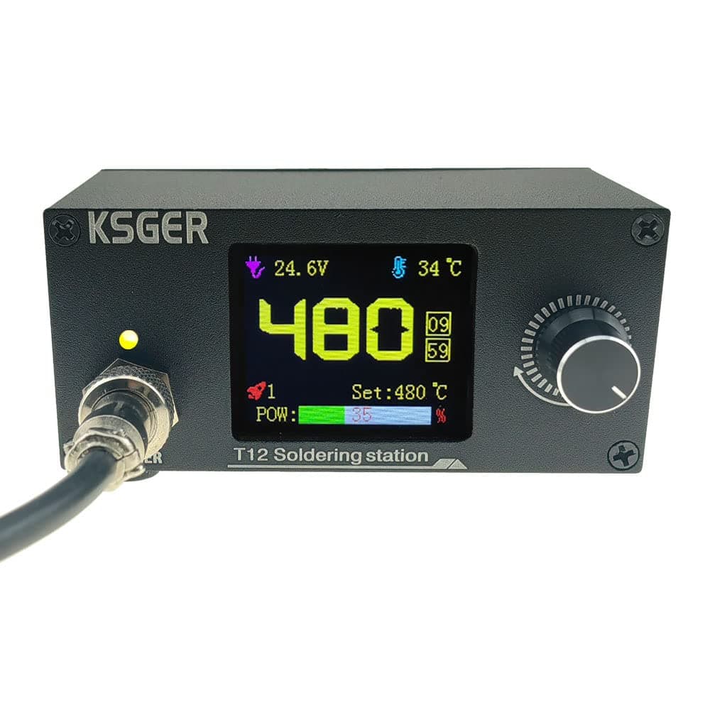 T12 Soldering Station MINI STC V2.3 Temperature Controller Electronic Welding Iron Tips Handle DIY Aluminum Alloy Case Power Equipments DC24V