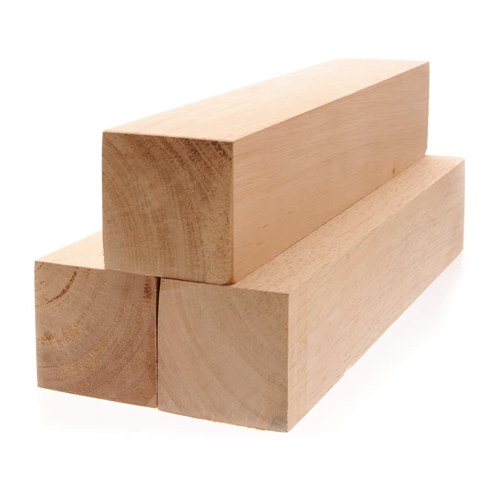 Solid Hard Wood Blocks- 10 3/4 Inches Long by 2 Inches Wide - Pack of 3