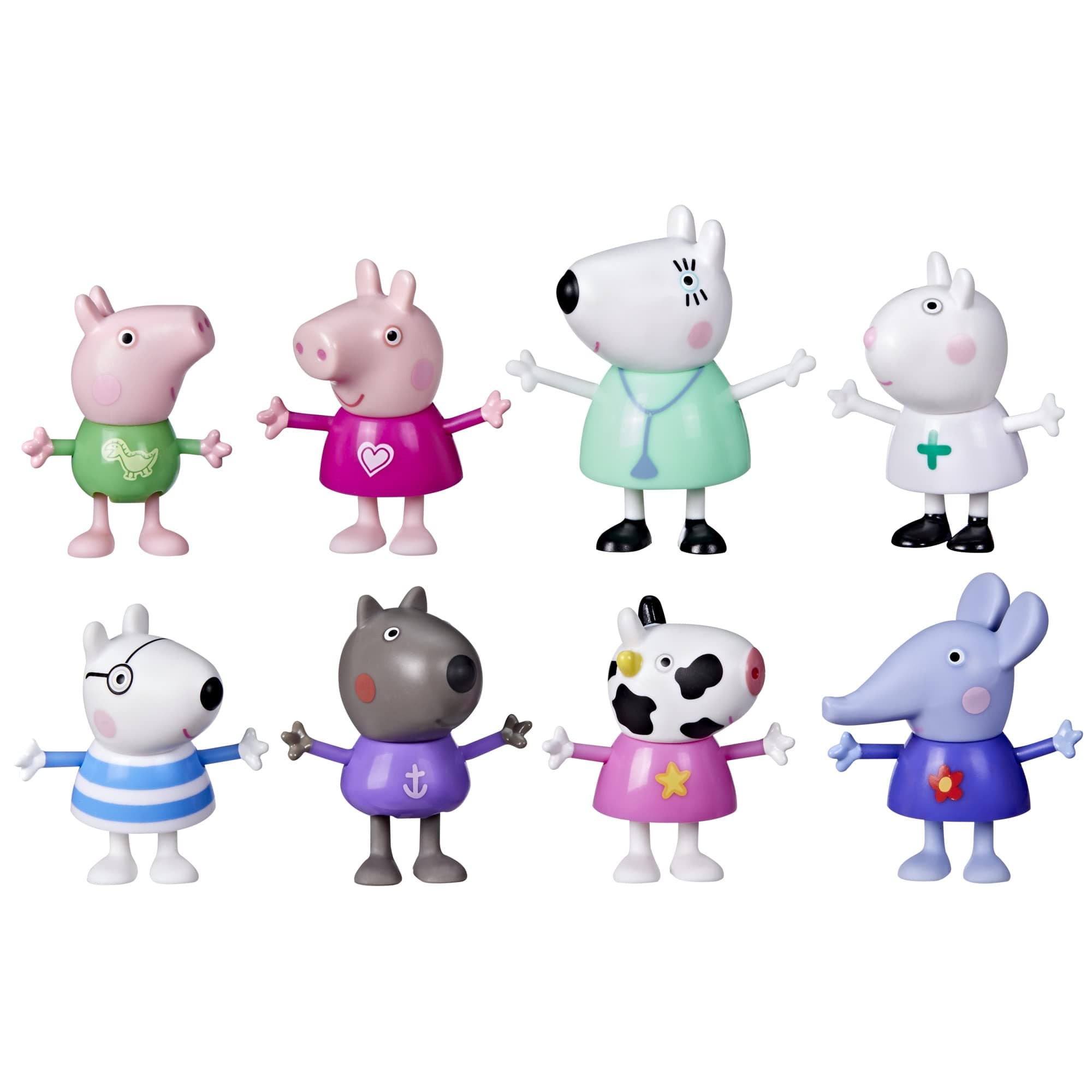 Dr. Polar Bear Calls On Peppa and Friends Figure Pack, Includes 8 Figures, Preschool Toys, Ages 3 and Up (Amazon Exclusive)