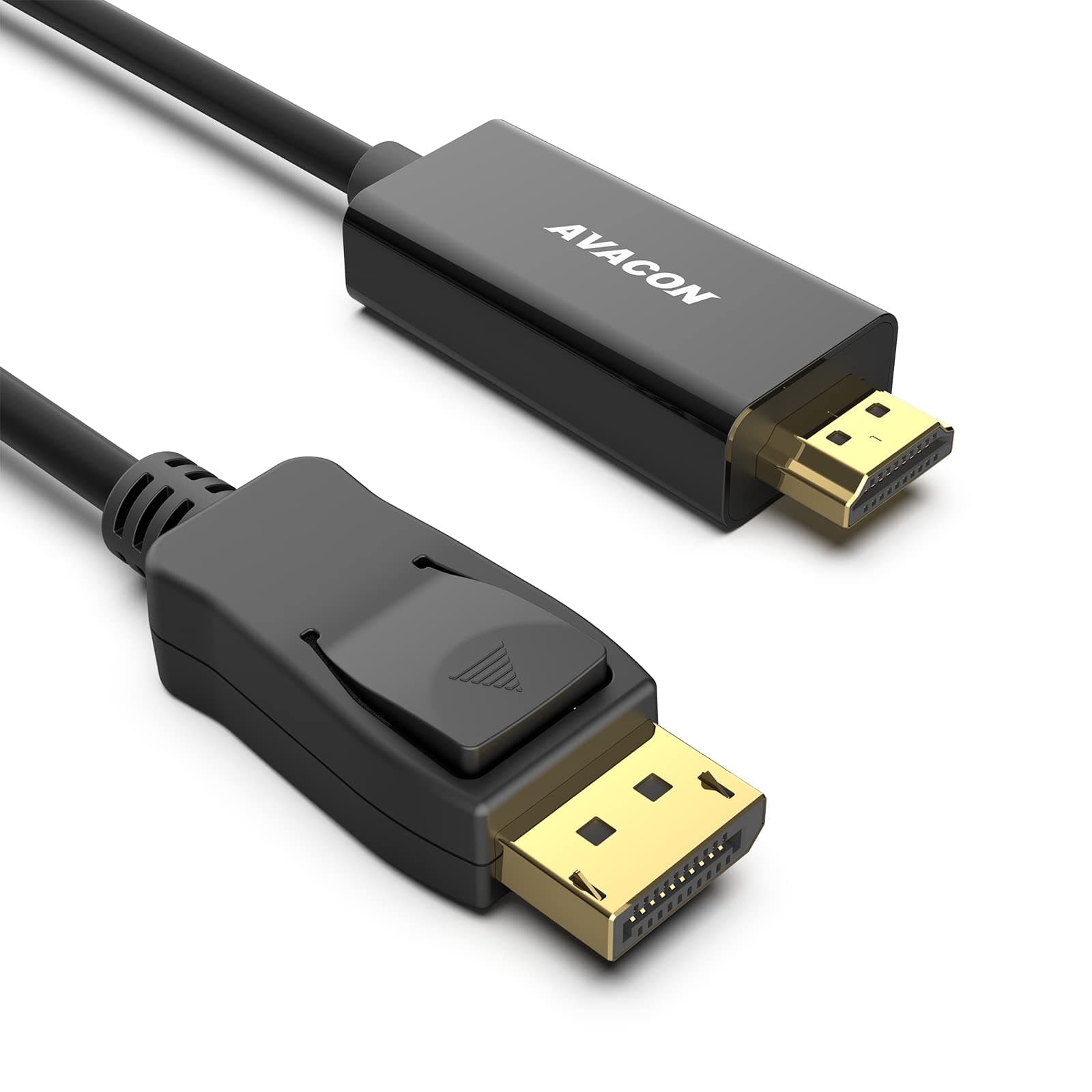 DisplayPort to HDMI 6 Feet Gold-Plated Cable, Display Port to HDMI Adapter Male to Male Black 15 Feet A_000262black