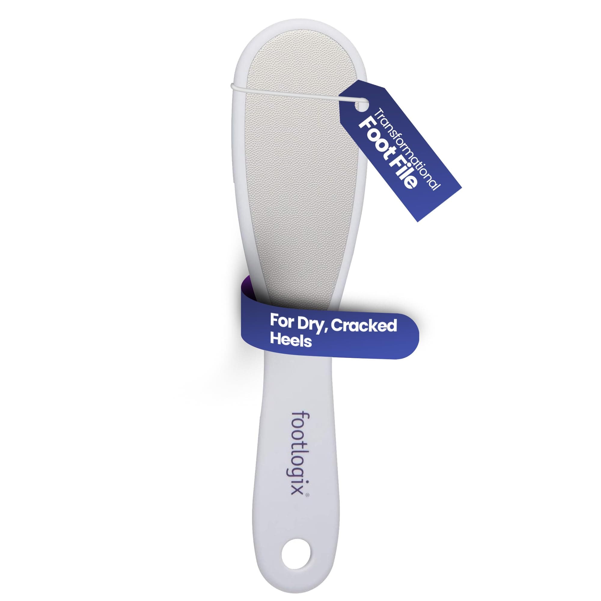 – Double Sided File with Rubberised Handle by Footlogix