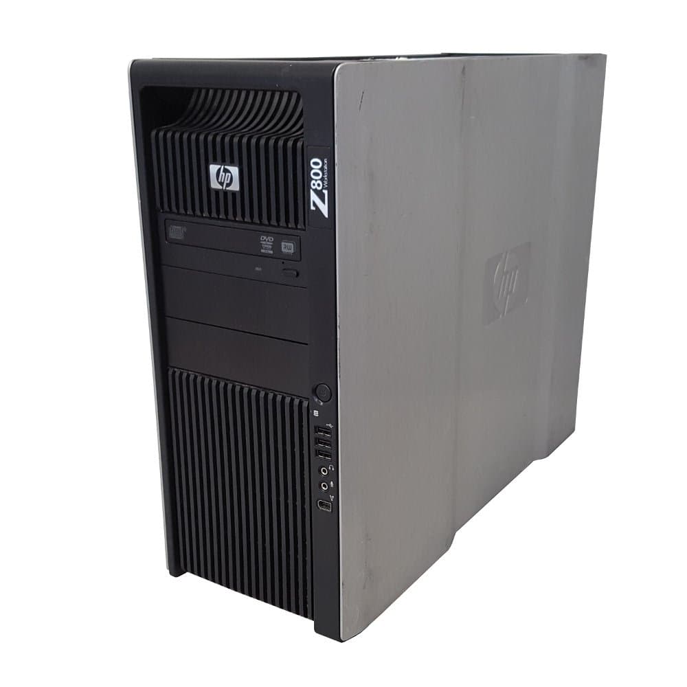 HP Z800 Workstation Intel Xeon 12 Core 2.93GHz 96GB RAM 2TB Hard Drive NVIDIA Quadro 4000 Graphics Windows 10 Pro 64-bit