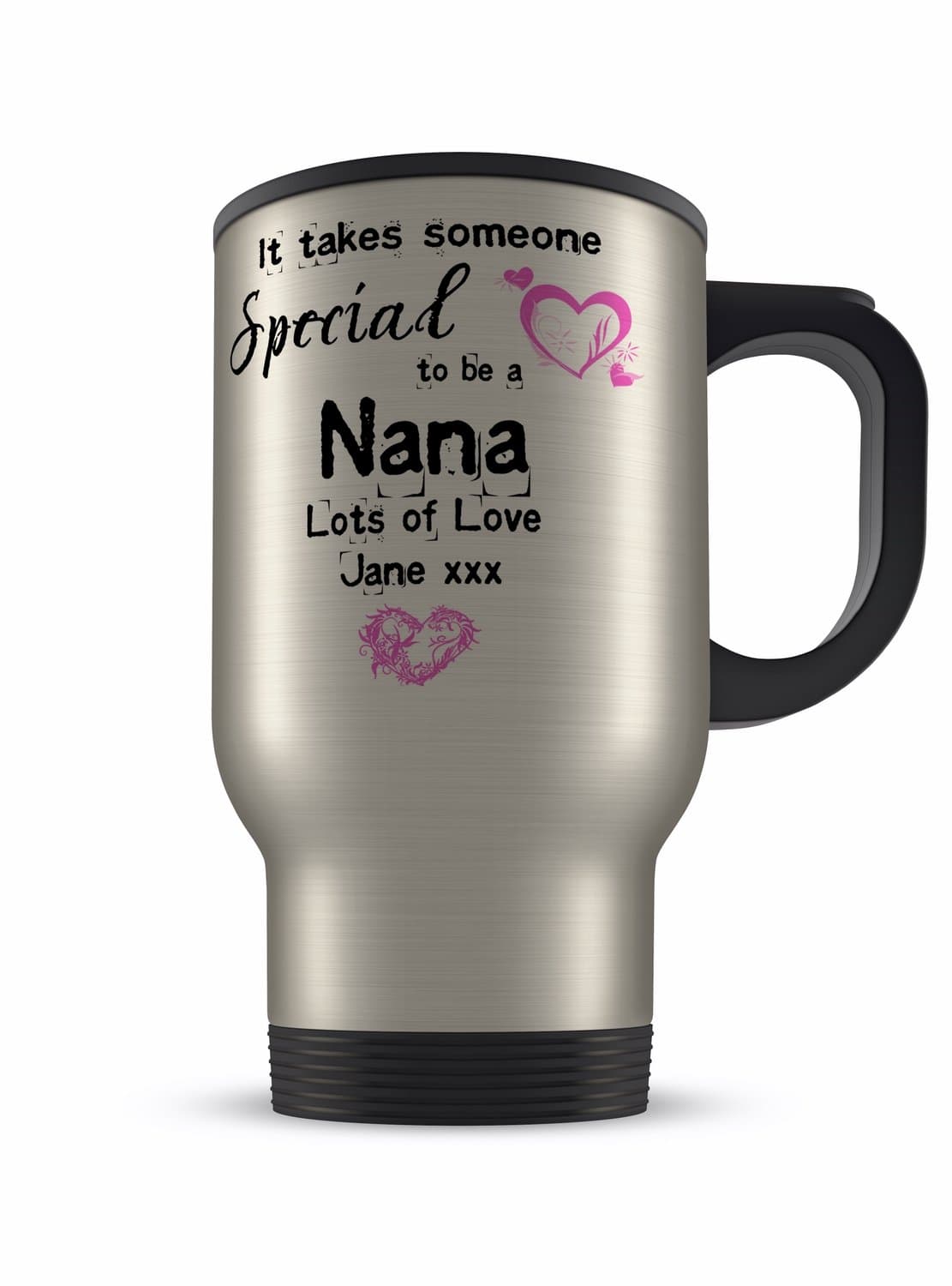 Personalised 14oz It Takes Someone Special To Be A Nana Novelty Gift Aluminium Travel Mug