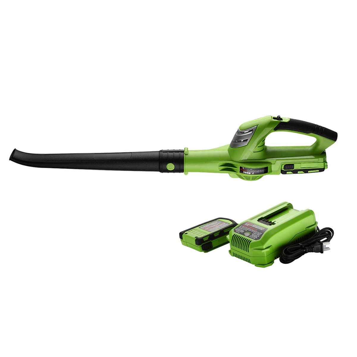 Best Partner 18-Volt Lithium Ion Cordless Leaf Blower,Light-Weight,Single Speed,130 MPH with Battery and Charger